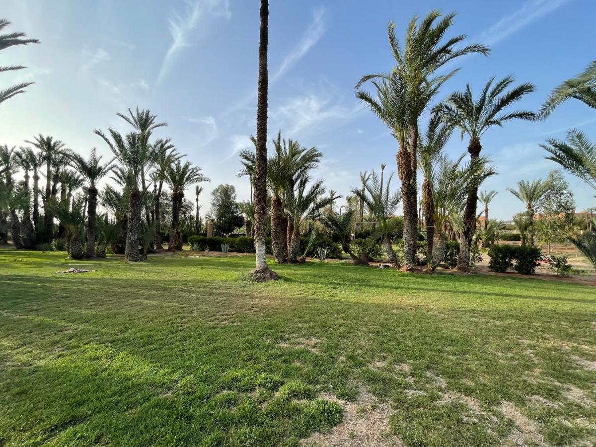 Fabuleux Appartement, Rez De Jardin Au Sein De La Palmeraie Marrakesch Exterior foto